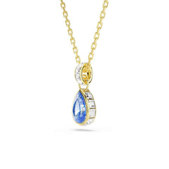Swarovski Chroma Gold-Tone Necklace with Blue Crystal Pendant 5757786
