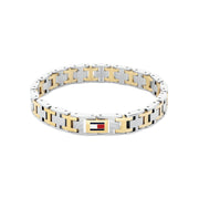Tommy Hilfiger Edelstahl Bicolor Herren Gliederarmband TJ2790683