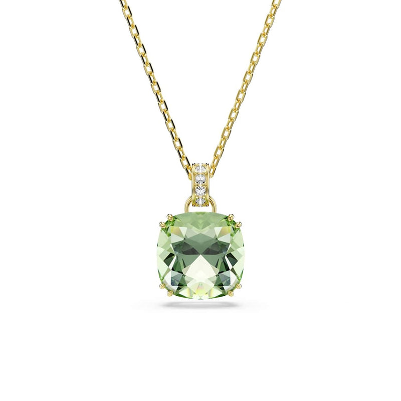 Swarovski Millenia Halskette in Goldoptik mit grünem Anhänger 5764821-zoom-