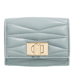 Furla 1927 Grey Leather Tri-Fold Wallet 2001-A0630203