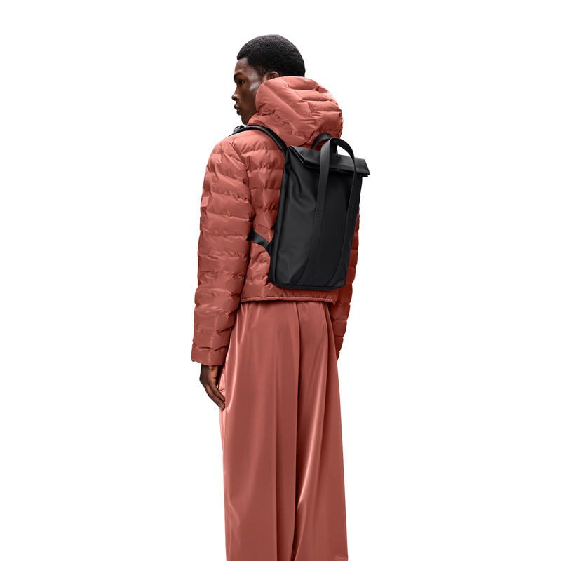 Rains Black 2 Way Tote Backpack Mini R12780-01-zoom-