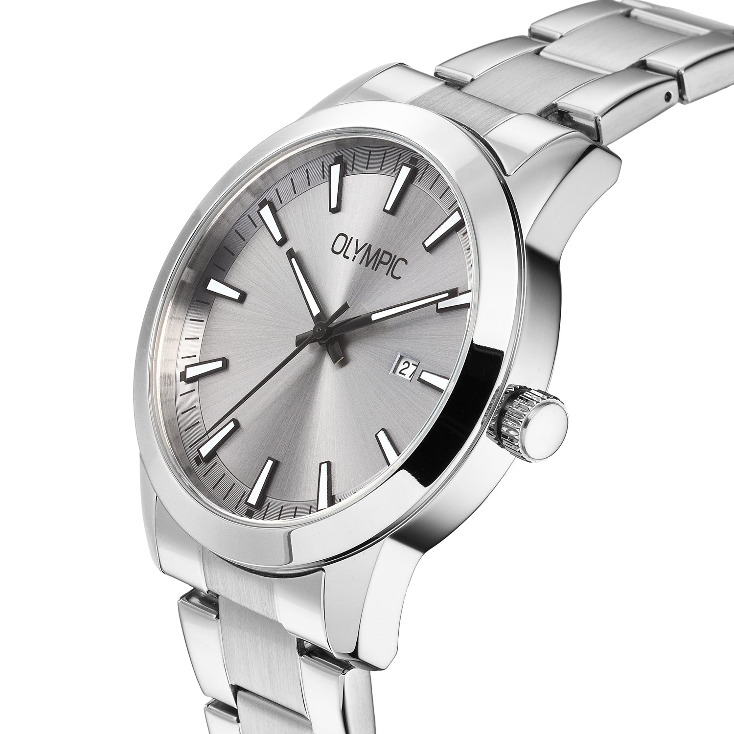 Olympic Frank Grijs Heren Horloge 2002-OL90HSS001