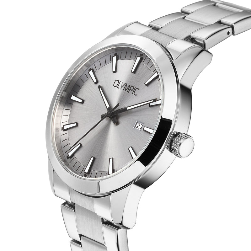 Olympic Frank Grijs Heren Horloge 2002-OL90HSS001-zoom-