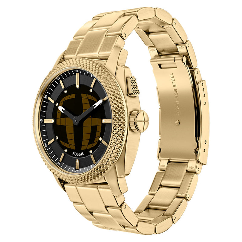 Fossil Machine Round Black Dial Watch FS6157-zoom-