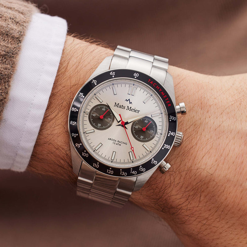 Mats Meier Arosa Racing herren Uhr Silber MM50011-zoom-