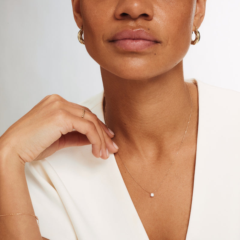 Isabel Bernard La Concorde Garance 14 Karat | Roségold Halskette IB340142-zoom-