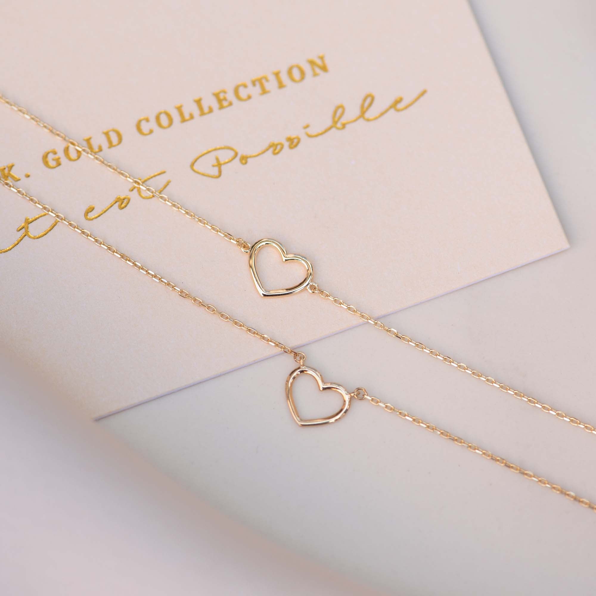 Isabel Bernard Belleville Amore 14 Carat Golden Bracelet IB4020134 (Length: 16.00-18.00 cm)