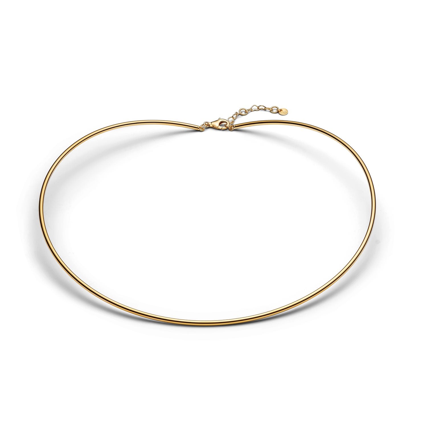 Pandora Moments Gold Plated Tubular Choker Necklace 364705C00-M
