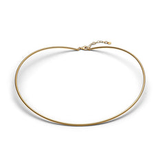 Pandora Moments Gold Plated Tubular Choker Necklace 364705C00-M