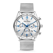 Mats Meier Grand Cornier Chronograph Men's Watch Silver Colored MM00135