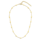 Violet Hamden Luna 925 Sterlingsilber Vergoldetes Choker mit Münzen VH15001