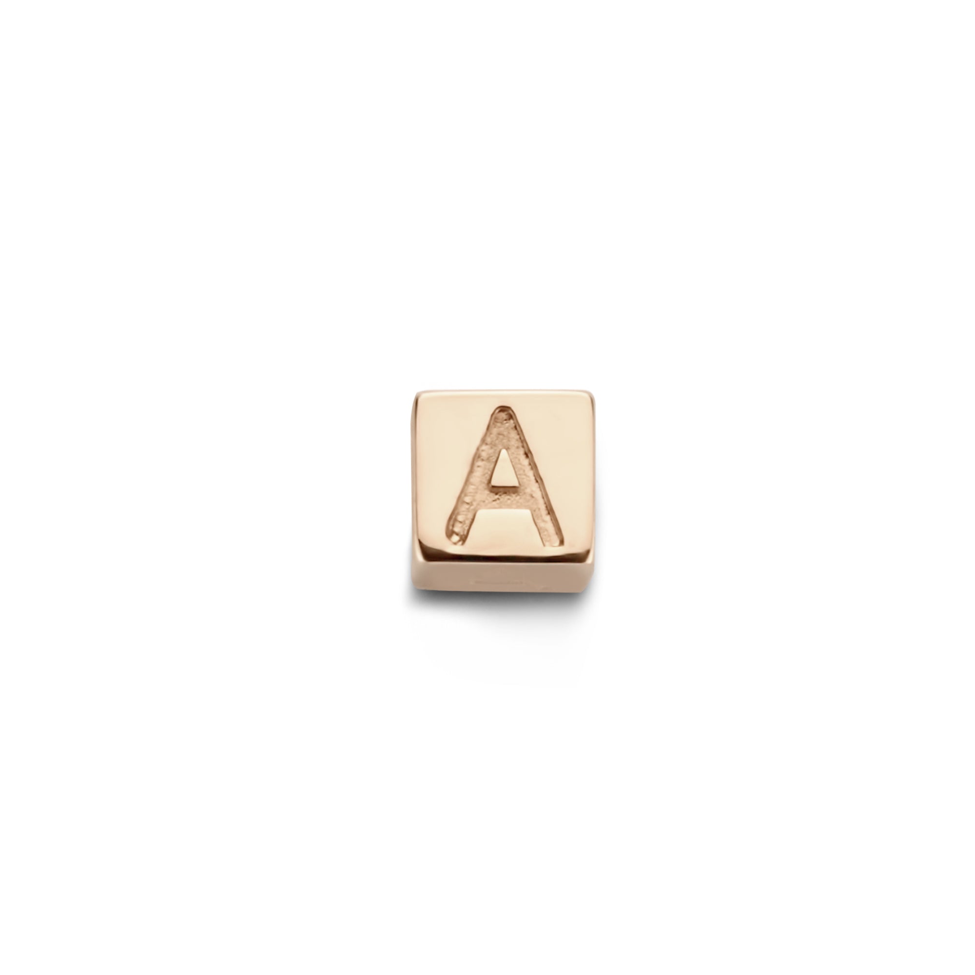 Isabel Bernard La Concorde Felie 14 Carat Rosegold cube Initial Charm IB350047-Z