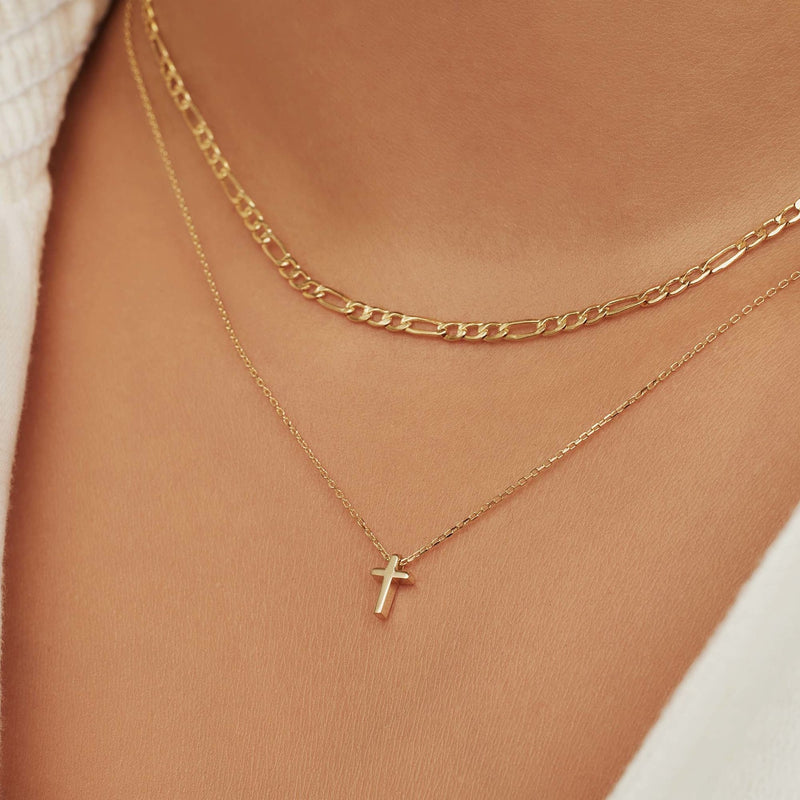 Isabel Bernard Cadeau d'Isabel 14 Karat | Gold Halskette und Armband Geschenksets IB90091-zoom-