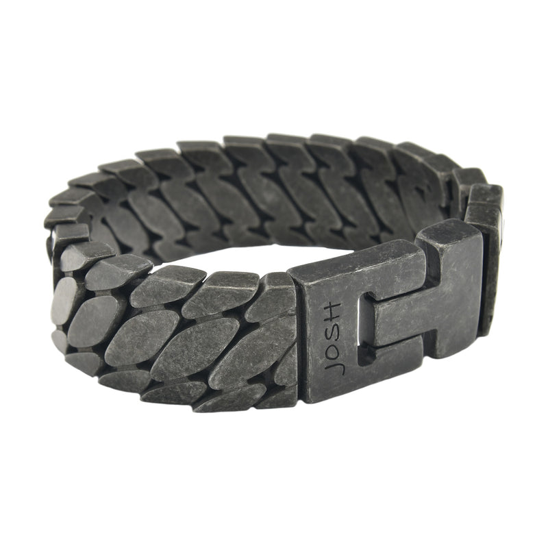 Josh herren Armband Schwarz 03497-BRA-VB/L-zoom-
