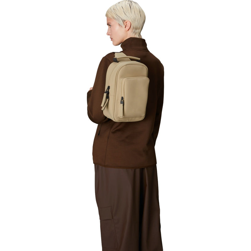 Rains Book Daypack Beige Backpack R13690-24-zoom-