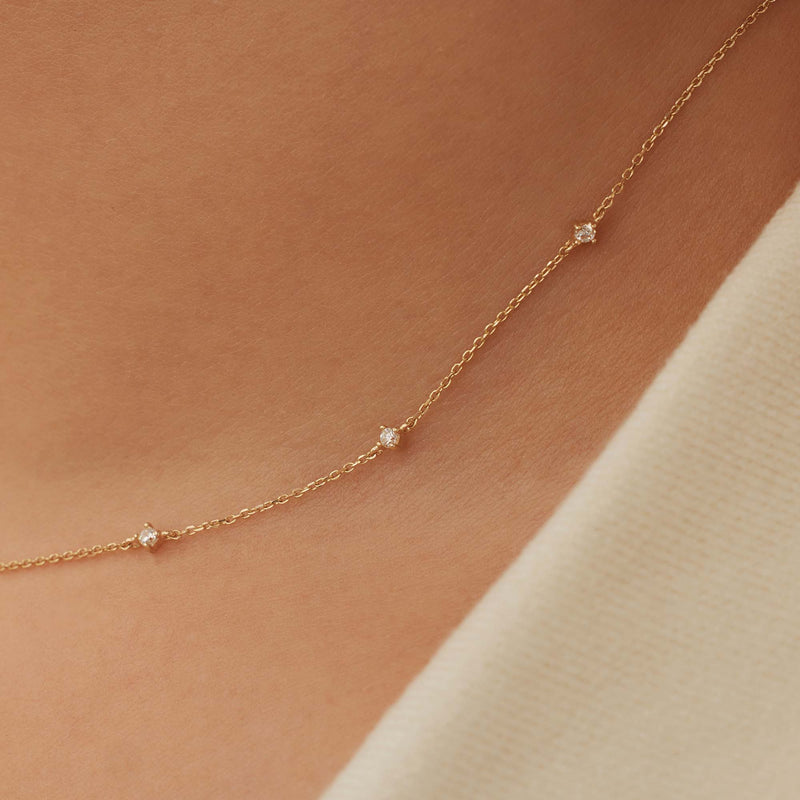 Isabel Bernard Rivoli Esmée 14 Karat | Gold Halskette IB340123-zoom-
