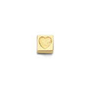Isabel Bernard Le Carré Felie 14 Karat | Gold Kubus Charm Heart IB350044