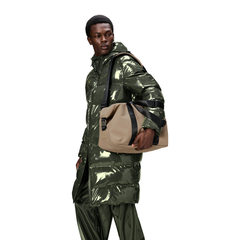 Rains Valera Beige Weekender Bag Small R12880-133-zoom-