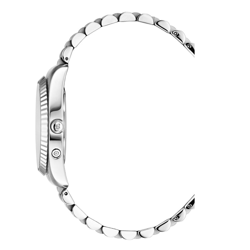 Jacques du Manoir Inspiration Multifunction Silberfarbene Edelstahl Unisex-Armbanduhr JWN06101-zoom-