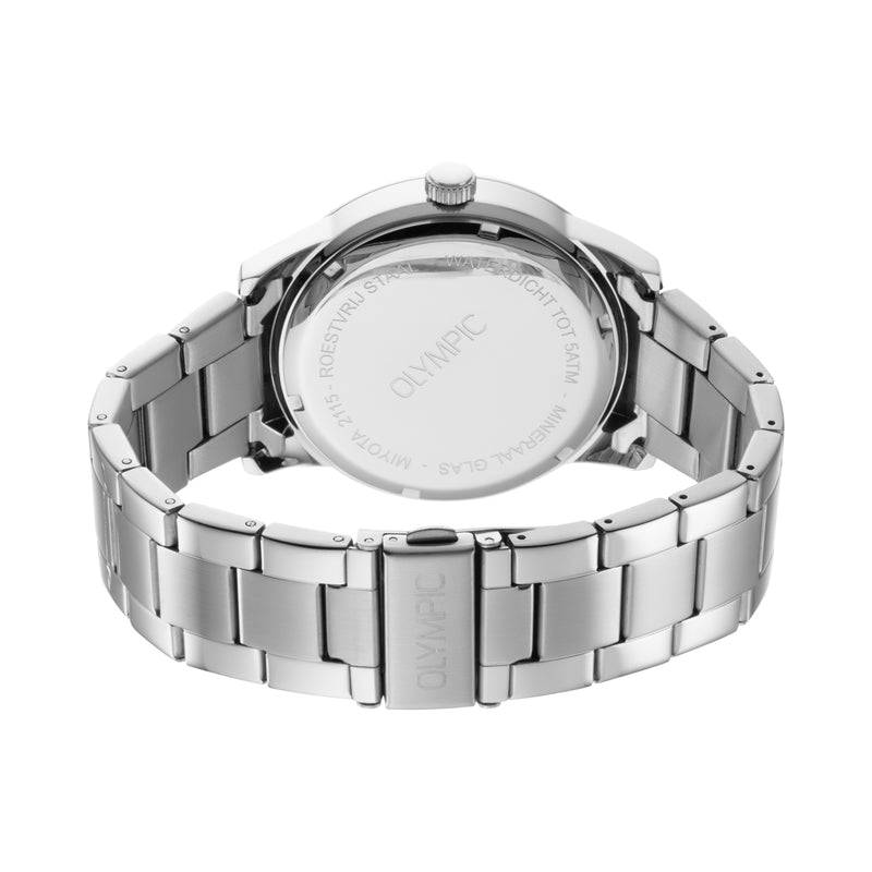 Olympic Frank Grijs Heren Horloge 2002-OL90HSS001-zoom-