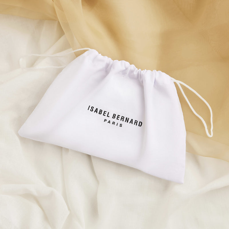 Isabel Bernard Honoré Léa Beige Kalbsleder Portemonnaie mit Reißverschluss IB23012-zoom-