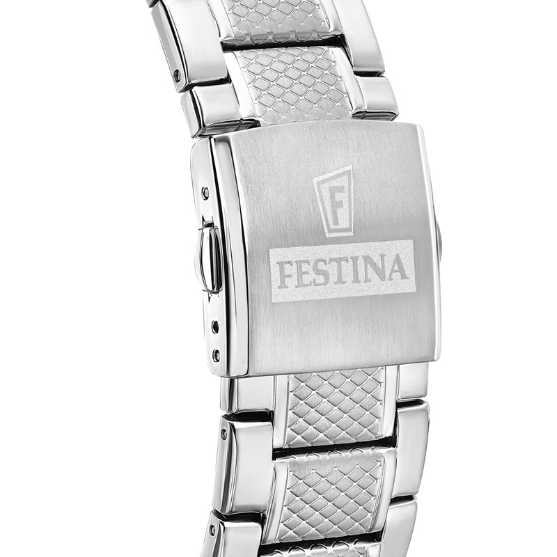 Festina Timeless Chrono herren Uhr Silber F20668/2-zoom-