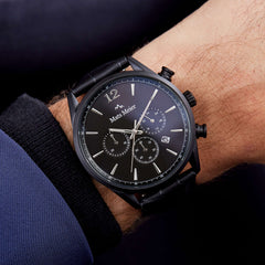 Mats Meier Grand Cornier Chrono Mat Black Watch MM00102