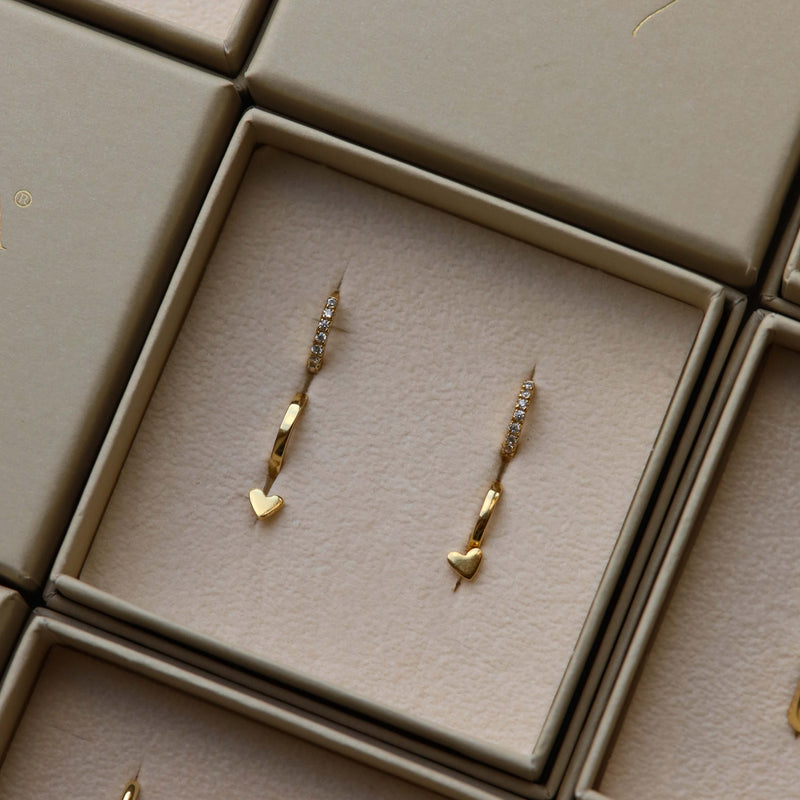 Karma 925 Sterling Silberen Goldfarbene You Rock Earparty EPV01GP-zoom-