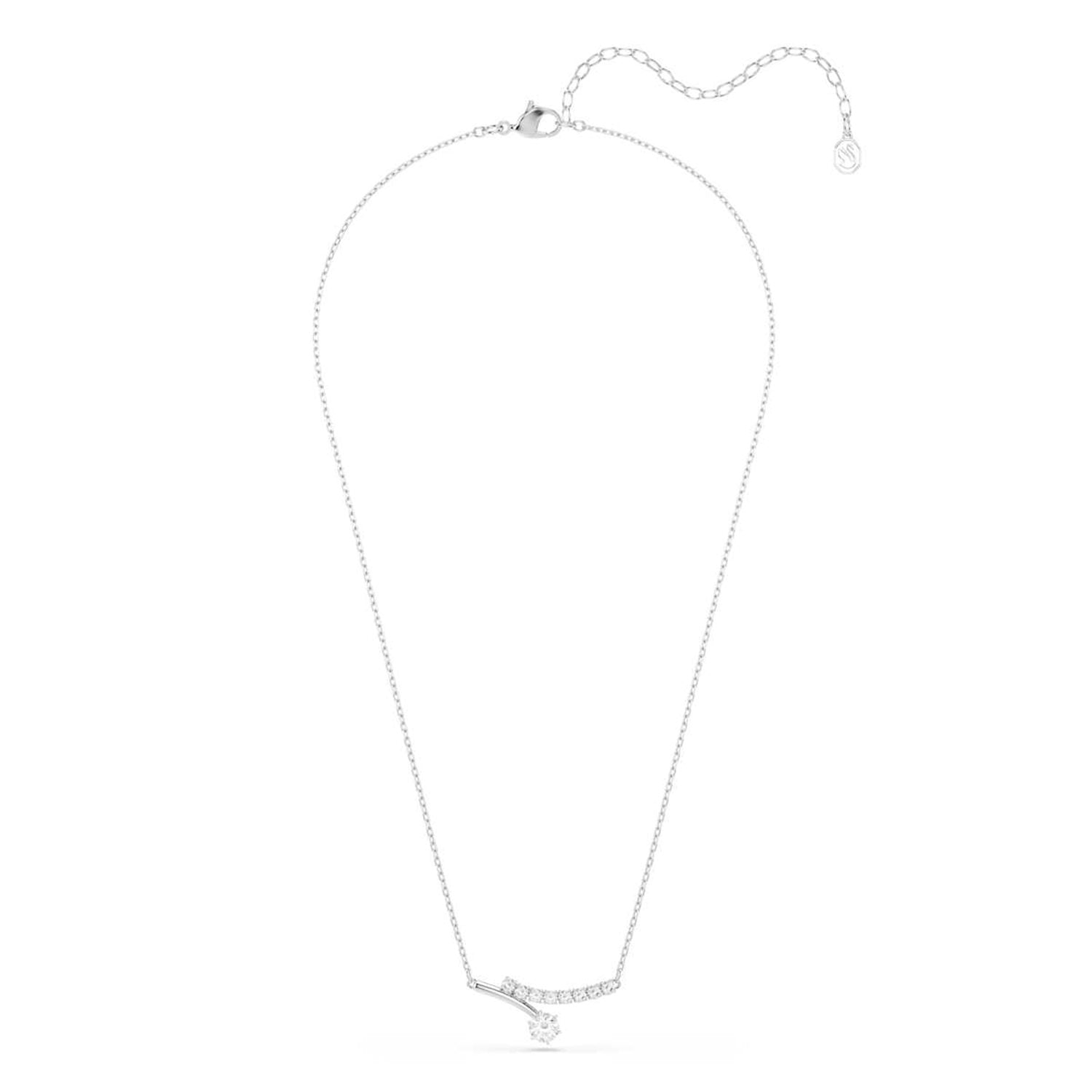 Swarovski Matrix Crash Silver-Tone Necklace 5753568