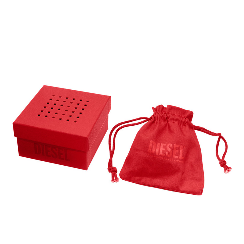 Diesel Oval D Logo Stainless Steel Necklace DX1644040-zoom-