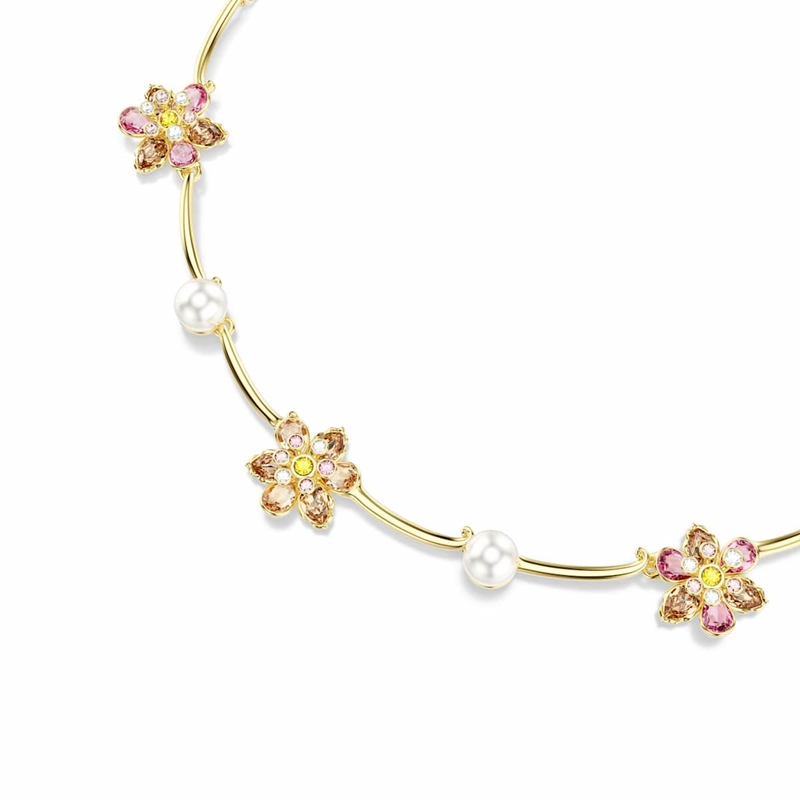 Swarovski Idyllia Goldfarbene Halskette 5732388-zoom-