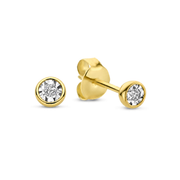 Isabel Bernard De La Paix Inaya 14 Karat | Gold Ohrstecker | Diamant 0.04 Karat | IBD360026