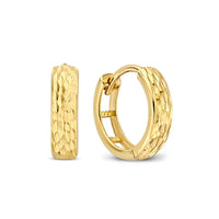 Isabel Bernard Rivoli Laura 14 Carat Golden Hoop Earrings IB360143