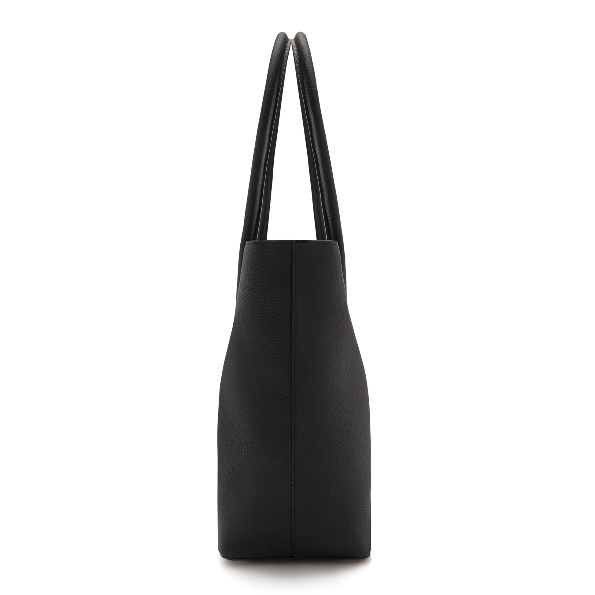 Isabel Bernard Honoré Lysanne Black Calfskin Shopper IB25022