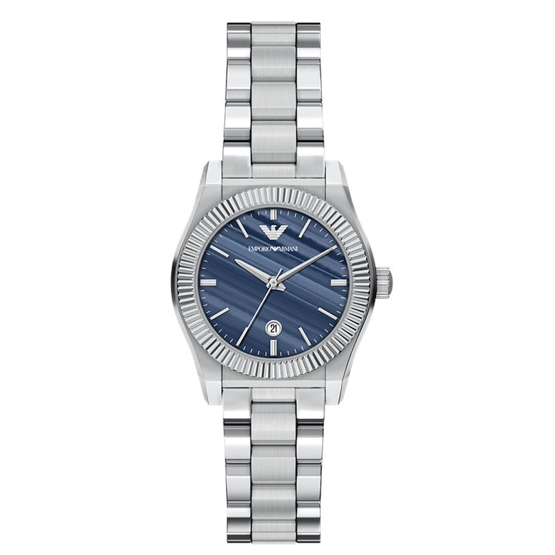Emporio Armani Round Blue Dial Watch AR11760-zoom-