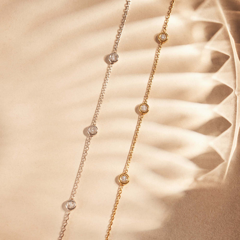 Isabel Bernard De la Paix Alfie 14 Karat | Gold Armband | Diamant 0.12 Karat | IBD320001-zoom-