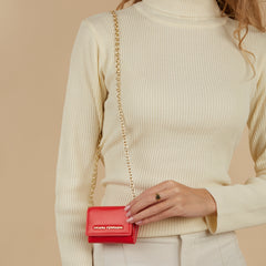 Chiara Ferragni Red Crossbody Bag 75SB4BK6-ZS959-514