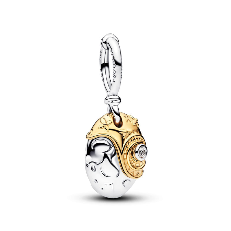 Pandora Disney Vergoldeter 0.012 ct TW Lab-Grown Diamond Disney Prinzessinnen Moana Heart Of Te Fiti Charm-Anhänger 764385C01-zoom-