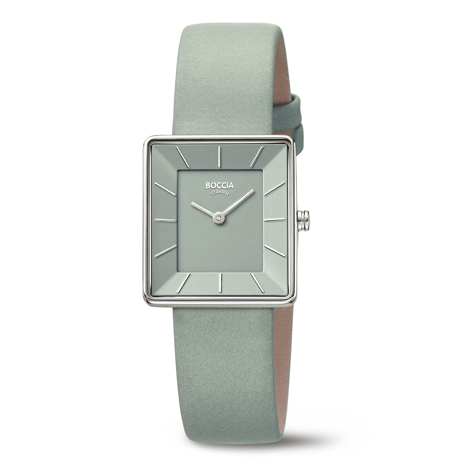 Boccia Titanium Groen Dames Horloge 2002-3351-07