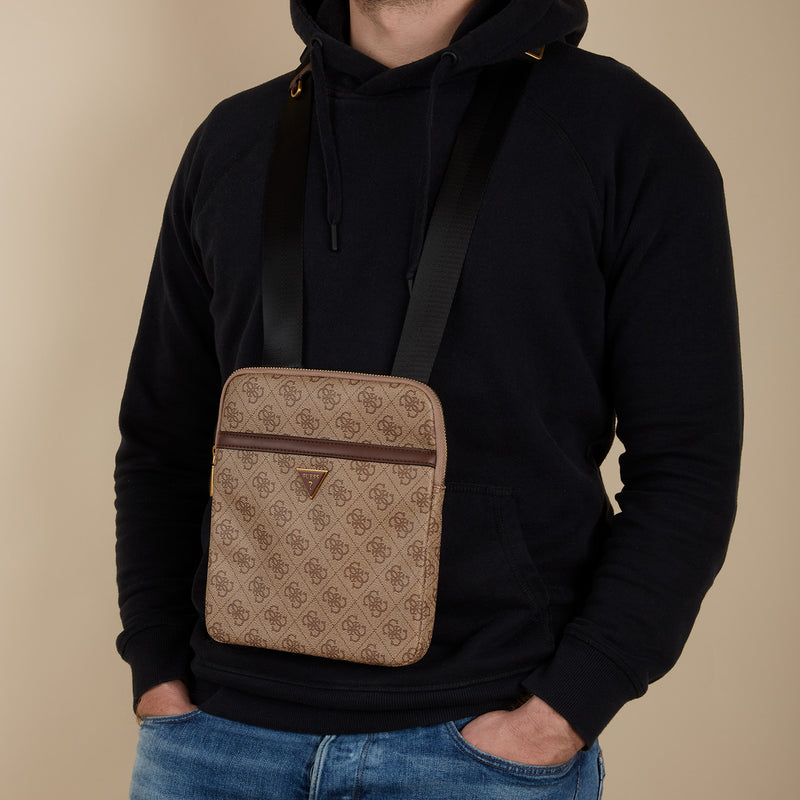 GUESS Vezzola herren Umhängetasche Beige HMEVZL-P2223-BBO-zoom-
