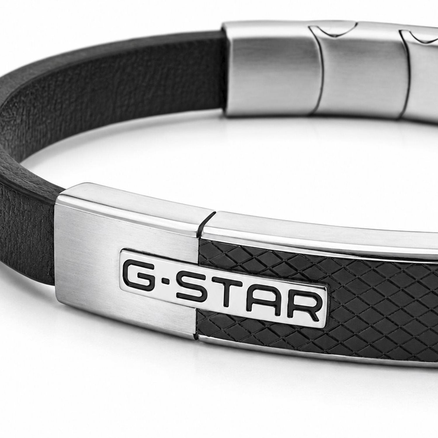 G-Star Mtrx Black Leather Bracelet GSJ.105.03