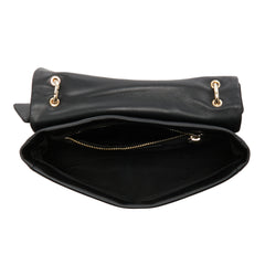 Tommy Hilfiger Pushlock Black Shoulder Bag AW0AW15685BDS