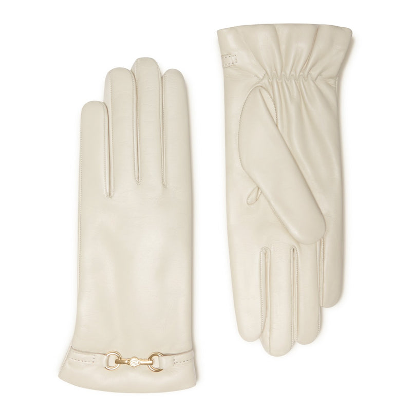 Isabel Bernard Honoré Marcelia Cream Ziegenfell Leder Handschuhe IB67001-372-7-zoom-