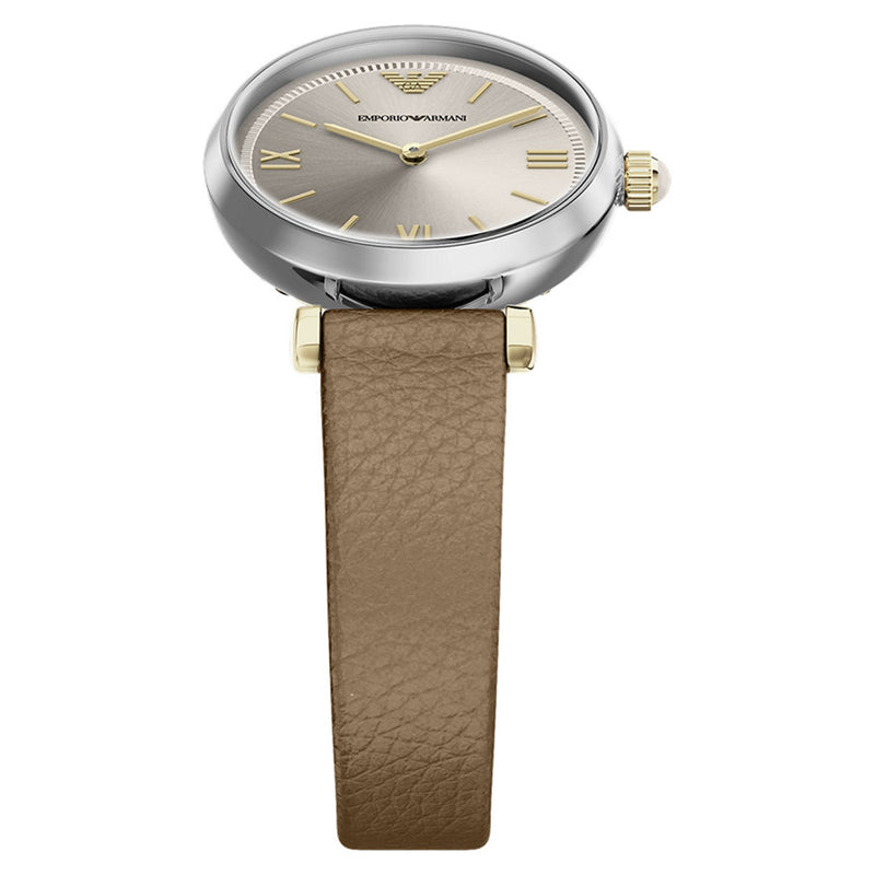 Emporio Armani Round Gold Dial Watch AR11770-zoom-