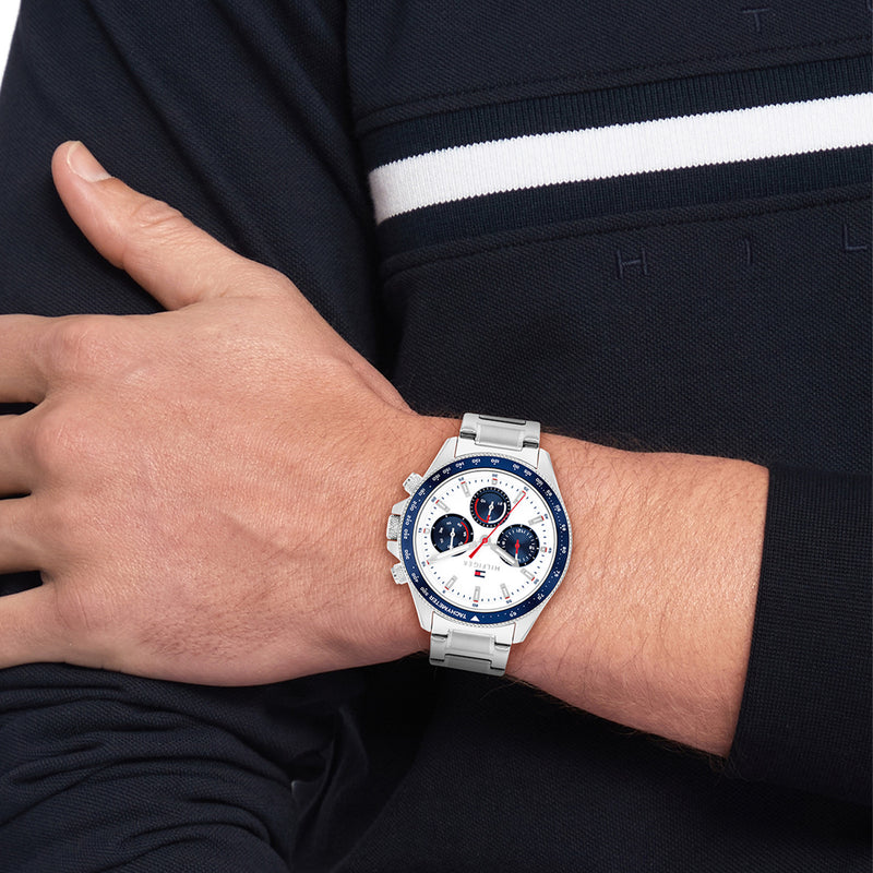 Tommy Hilfiger Clark Wit Heren Horloge 2002-TH1792238-zoom-