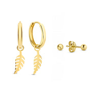 Isabel Bernard Cadeau d´Isabel 14 Karat | Gold Ohrringe Set IB90119