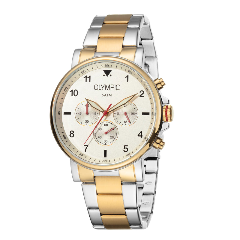 Olympic Jack Zilverkleurig Heren Horloge 2002-OL89HSS057B-zoom-