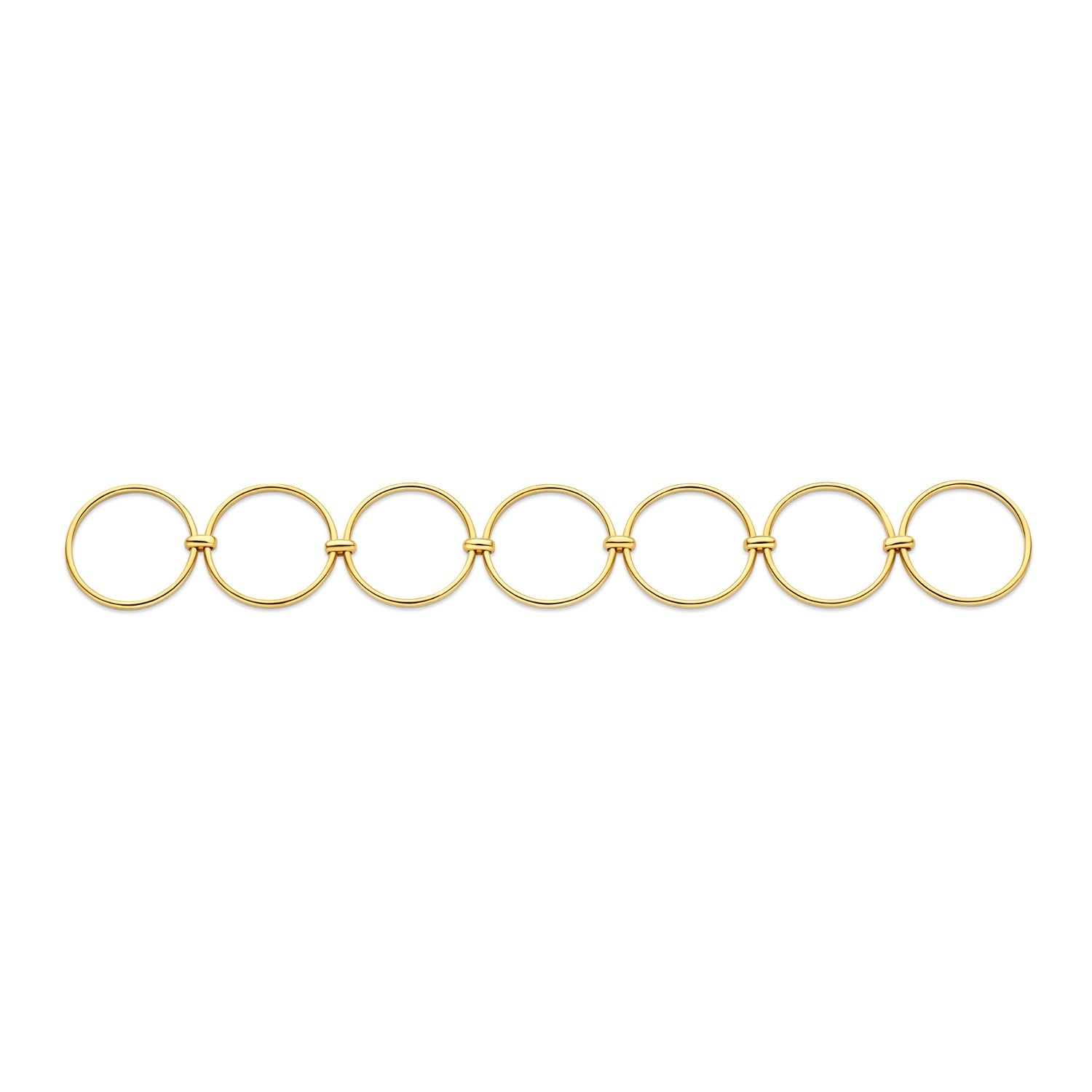 Isabel Bernard Cour d'Honneur Adora 14 karat golden 7-piece multiring ib330104-54