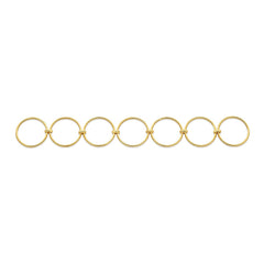 Isabel Bernard Cour d'Honneur Adora 14 karat golden 7-piece multiring ib330104-54