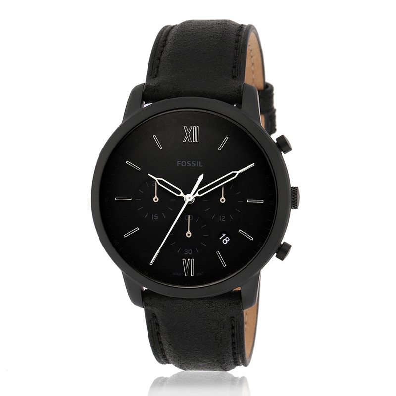 Fossil Neutra Chrono Chronograph Schwarze Herrenuhr FS5503-zoom-